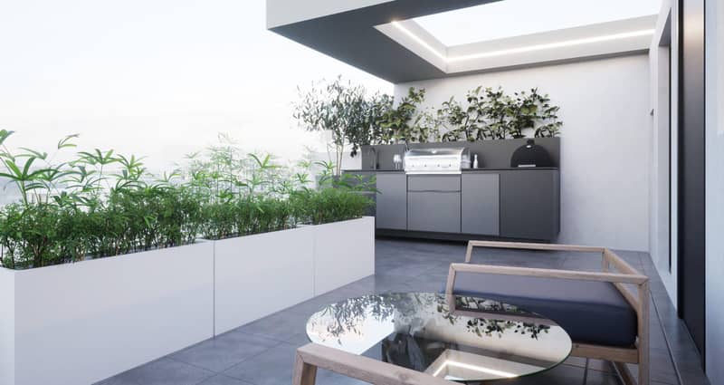 Low-rise residence with a roof-top garden and a lounge area close to the sea, Germasogeia, Cyprus — photo 10