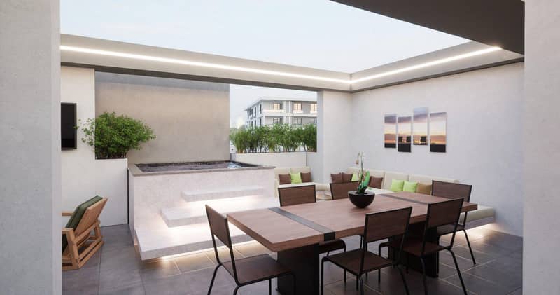 Low-rise residence with a roof-top garden and a lounge area close to the sea, Germasogeia, Cyprus — photo 8