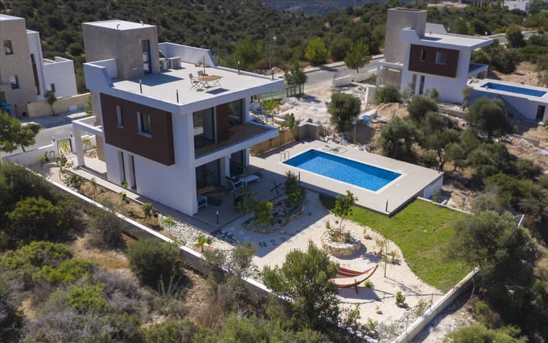 Complex of villas with a panoramic sea view, 10 minutes from Paphos, Kouklia, Cyprus — photo 10