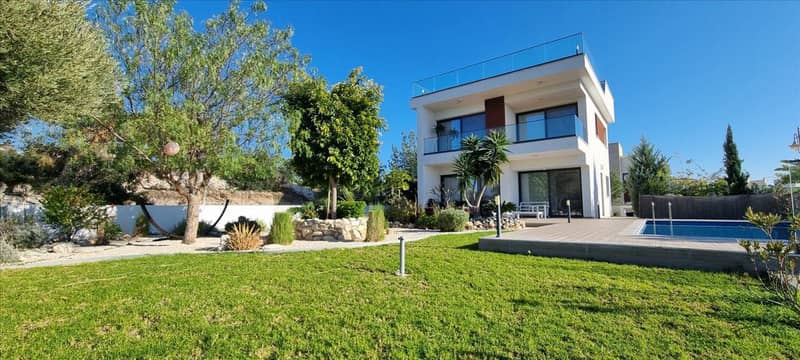 Complex of villas with a panoramic sea view, 10 minutes from Paphos, Kouklia, Cyprus — photo 8