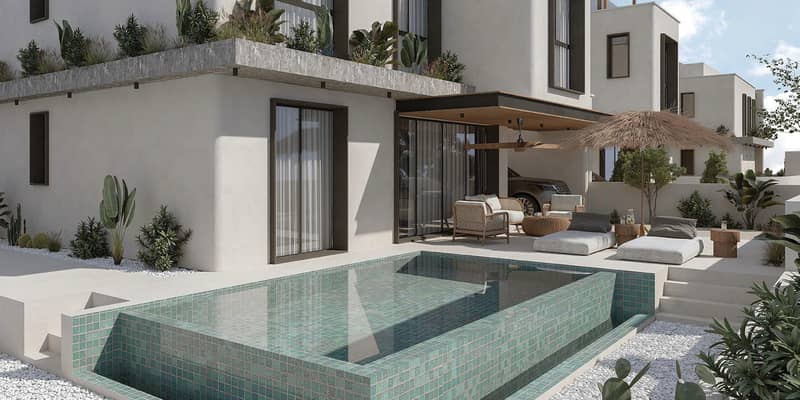 New complex of villas with swimming pools and gardens, 5 minutes from Nissi Beach, Ayia Napa, Cyprus — photo 3
