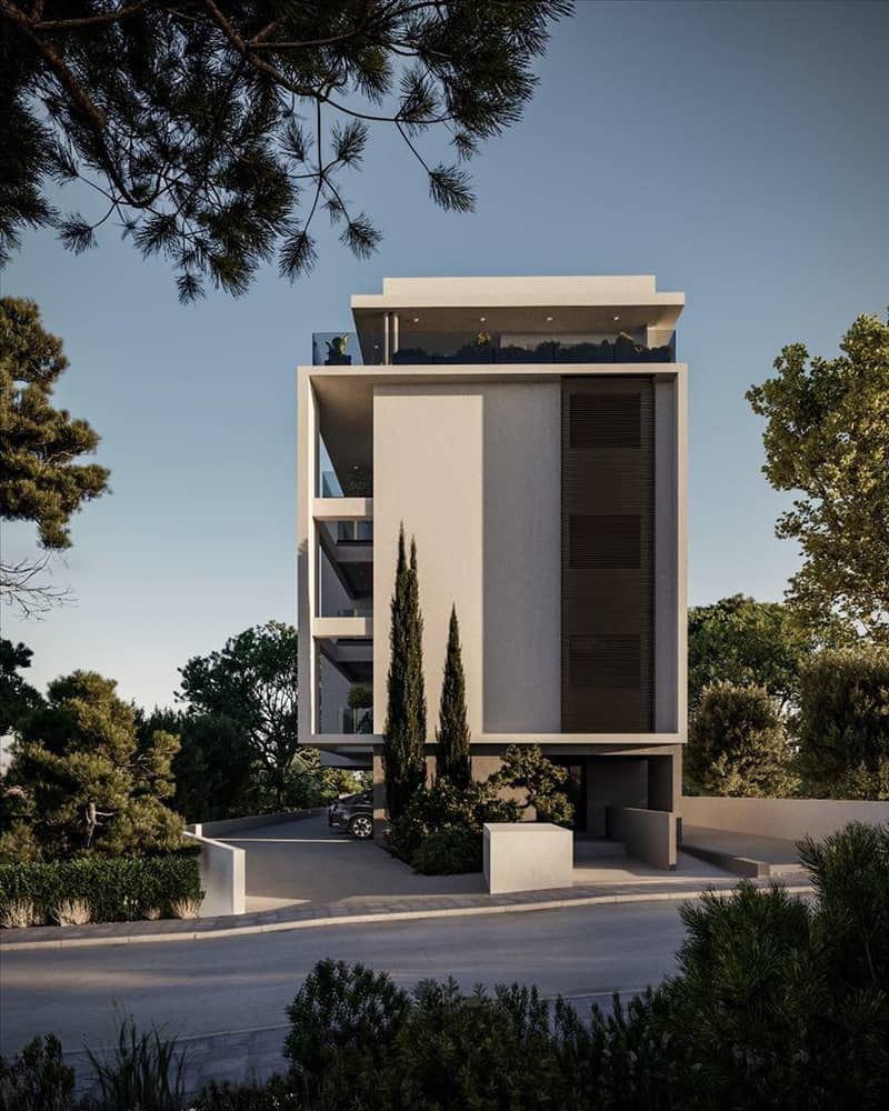 New residential complex with a parking, Germasogeia, Cyprus — photo 11