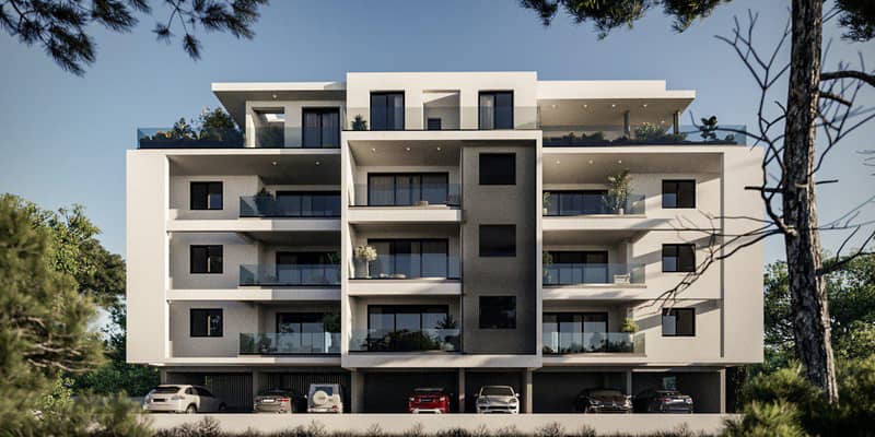 New residential complex with a parking, Germasogeia, Cyprus — photo 2