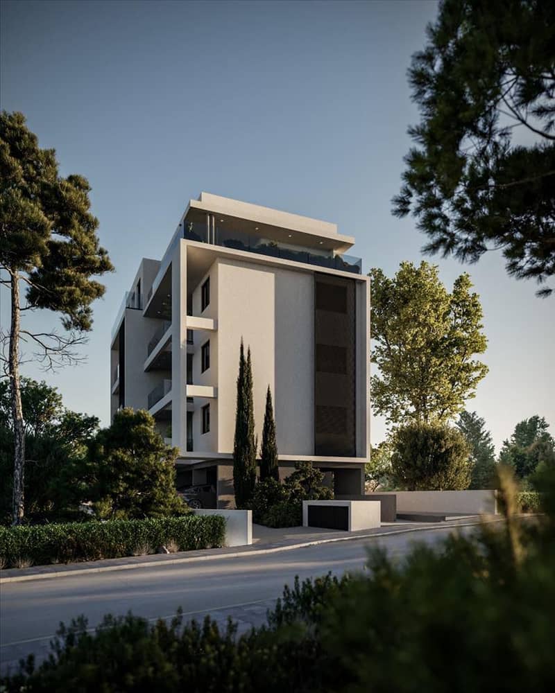 New residential complex with a parking, Germasogeia, Cyprus — photo 12