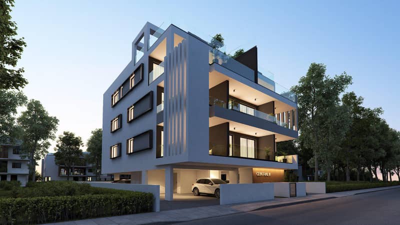 Modern residential complex near shopping center in Larnaca, Cyprus — photo 12