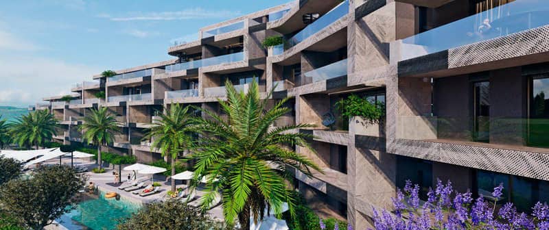Residential complex with a swimming pool and jacuzzi close to the beach, Germasogeia, Cyprus — photo 12