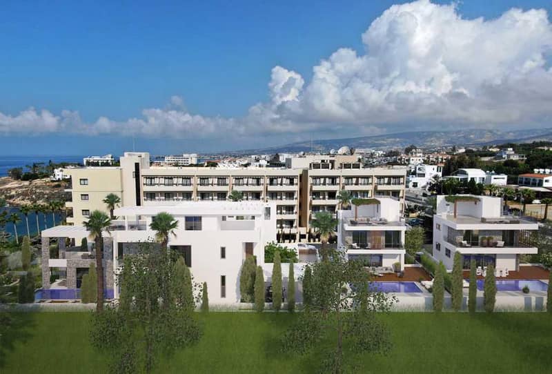Complex of villas with swimming pools and panoramic sea views, Kissonerga, Cyprus — photo 22