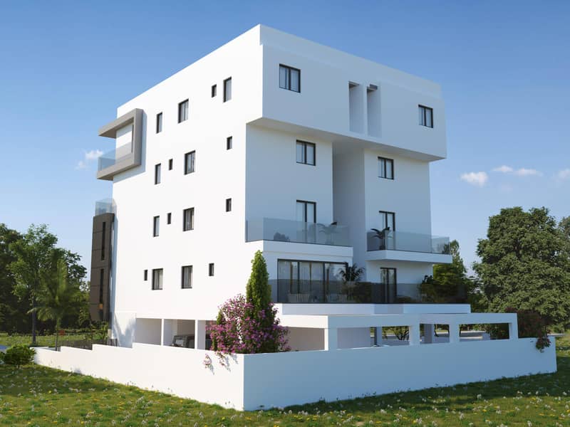 Modern high quality residential complex with a parking in Nicosia, Cyprus — photo 7