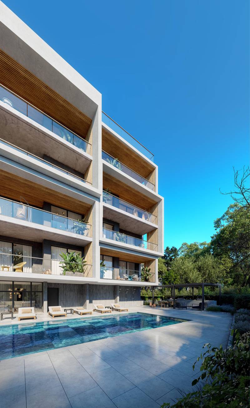 New gated residence with a swimming pool close to the beach, Germasogeia, Cyprus — photo 12