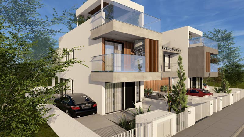 Residential complex near restaurants, beaches and the airport, Dromolaxia, Cyprus — photo 9