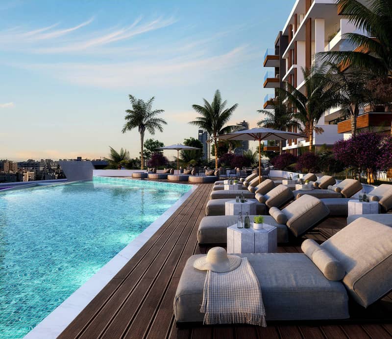 Modern residential complex with a swimming pool and a parking in a prestigious area of ​​Limassol, Cyprus — photo 4