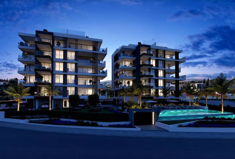 Modern residential complex with a swimming pool and a parking in a prestigious area of ​​Limassol, Cyprus — photo 19