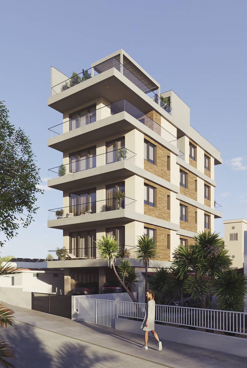 New project with a swimming pool and a panoramic terrace, Mesa Geitonia, Cyprus — photo 6