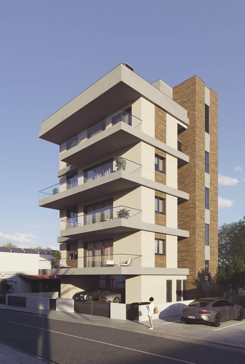 New project with a swimming pool and a panoramic terrace, Mesa Geitonia, Cyprus — photo 5