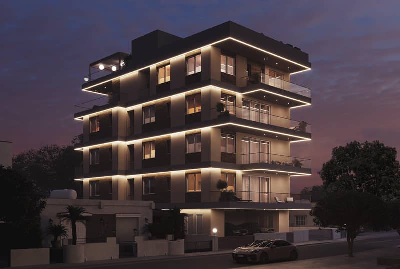 New project with a swimming pool and a panoramic terrace, Mesa Geitonia, Cyprus — photo 10