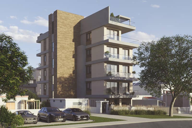 New project with a swimming pool and a panoramic terrace, Mesa Geitonia, Cyprus — photo 9