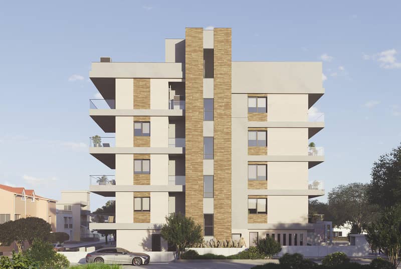 New project with a swimming pool and a panoramic terrace, Mesa Geitonia, Cyprus — photo 4