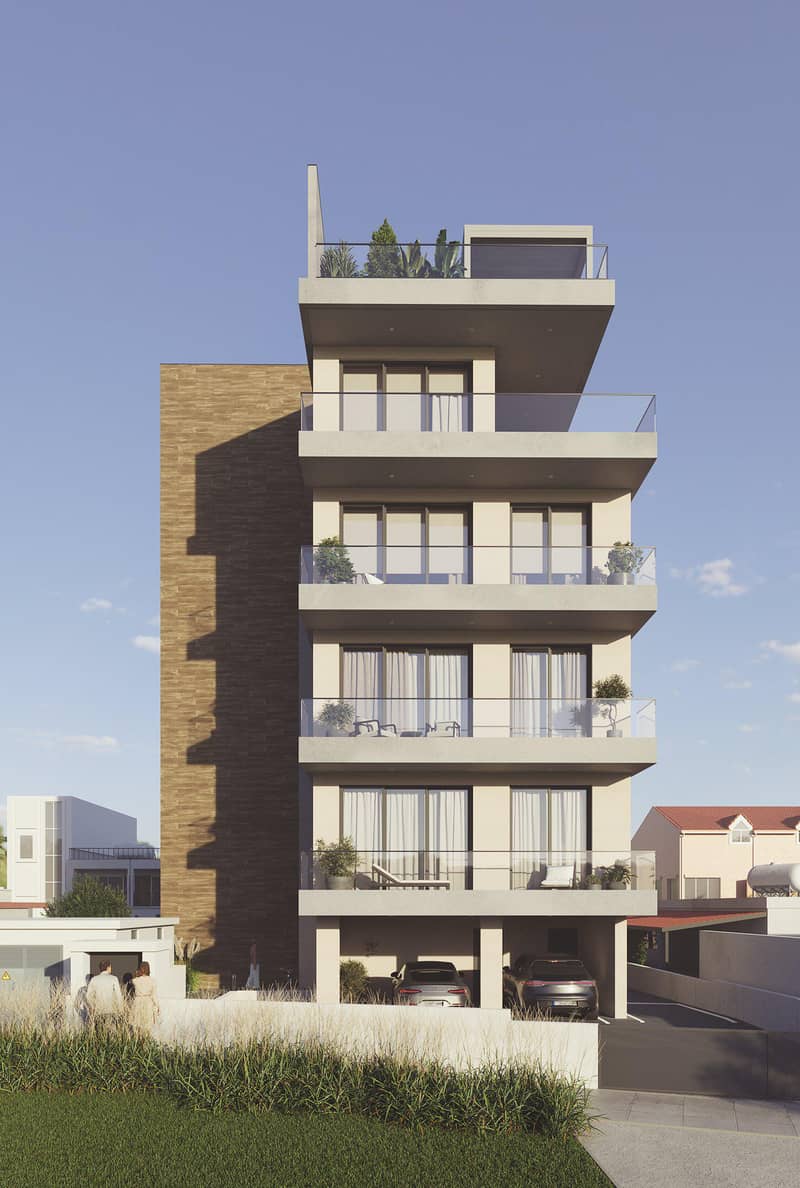 New project with a swimming pool and a panoramic terrace, Mesa Geitonia, Cyprus — photo 7