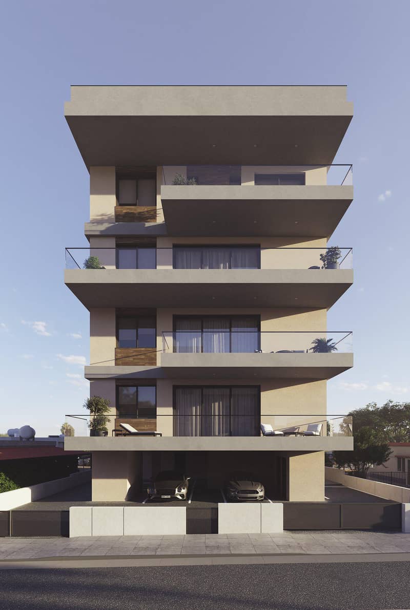 New project with a swimming pool and a panoramic terrace, Mesa Geitonia, Cyprus — photo 8