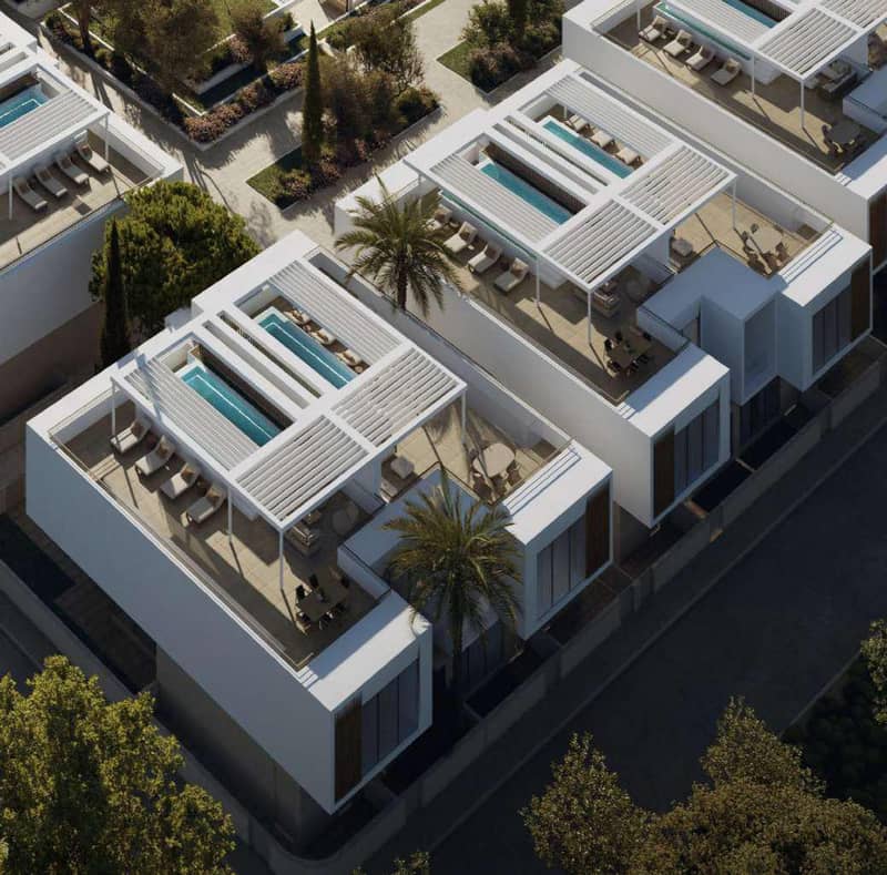 New complex of villas and apartments on the seafront in Geroskipou, Paphos, Cyprus — photo 2