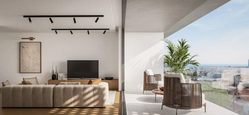 New project with views of the city and the sea in a prestigious area, Agios Athanasios, Cyprus — photo 3