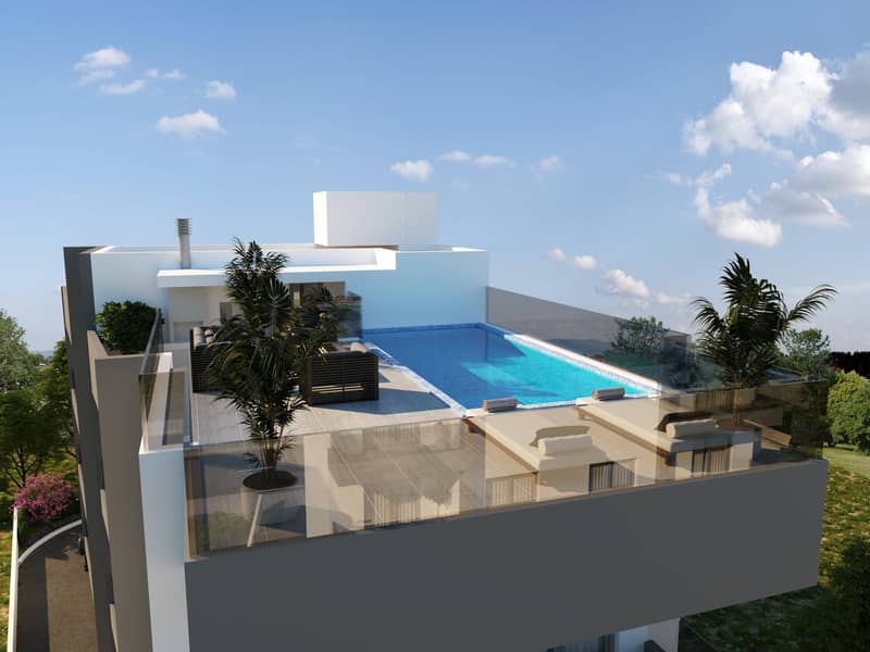 New project with a roof-top swimming pool, Limassol, Cyprus — photo 17