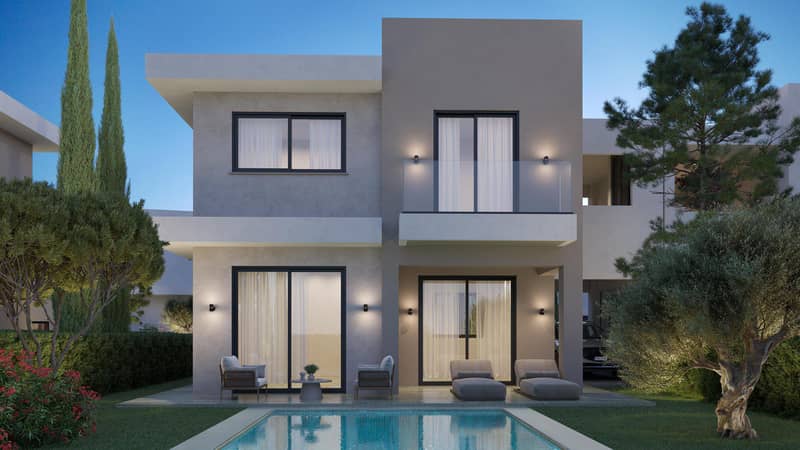 1 new villa in residential complex in Agios Tychonas — photo 10