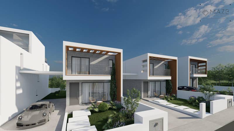 2 new villas in residential complex in Geroskipou — photo 2