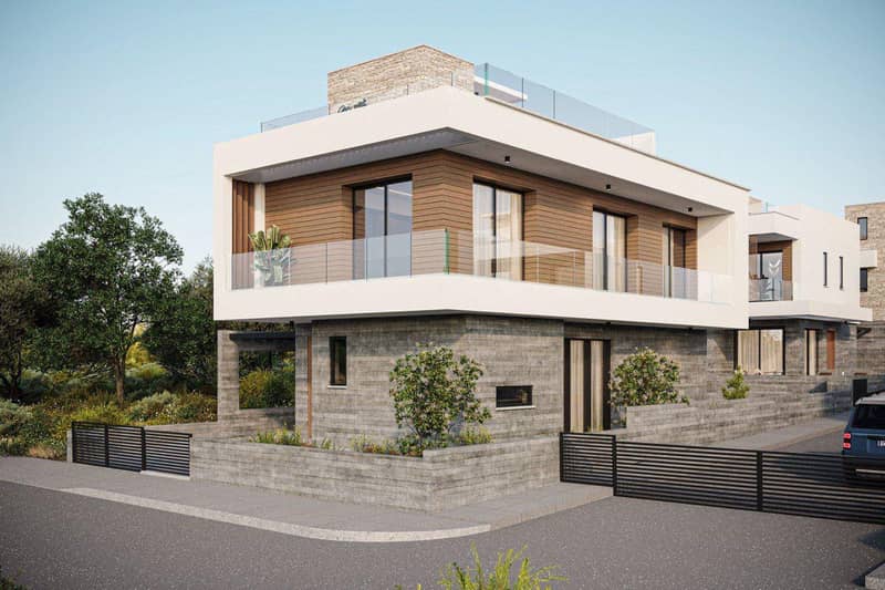 New two-storey villas in Agia Marinouda, Paphos, Cyprus — photo 14