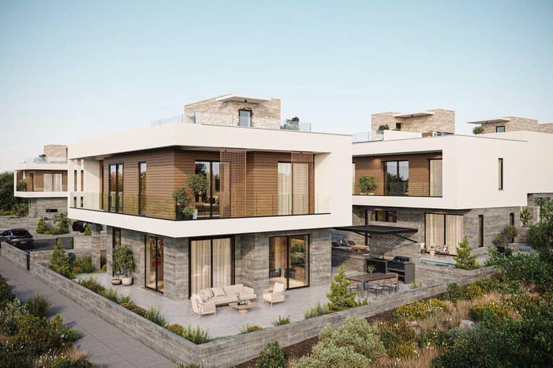 New two-storey villas in Agia Marinouda, Paphos, Cyprus — photo 13