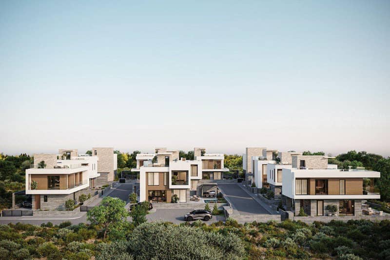 New two-storey villas in Agia Marinouda, Paphos, Cyprus — photo 2