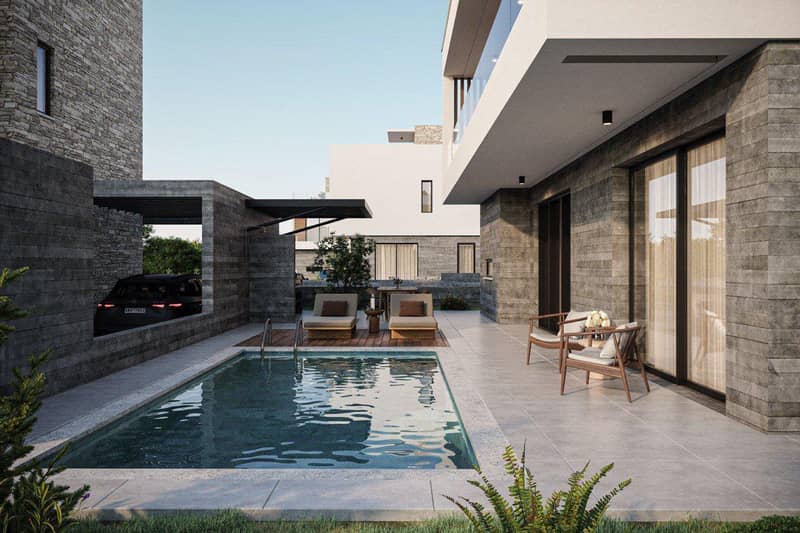 New two-storey villas in Agia Marinouda, Paphos, Cyprus — photo 11