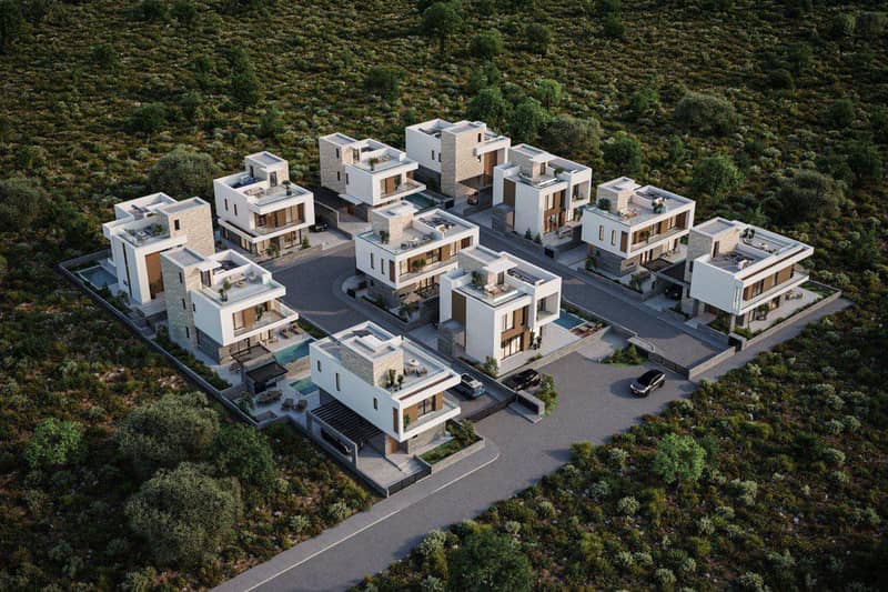 New two-storey villas in Agia Marinouda, Paphos, Cyprus — photo 19