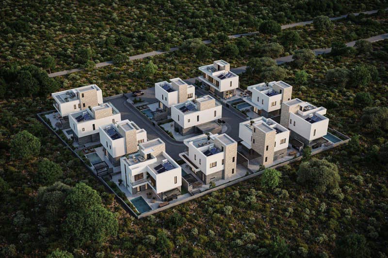 New two-storey villas in Agia Marinouda, Paphos, Cyprus — photo 20