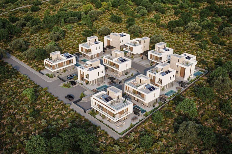 New two-storey villas in Agia Marinouda, Paphos, Cyprus — photo 18