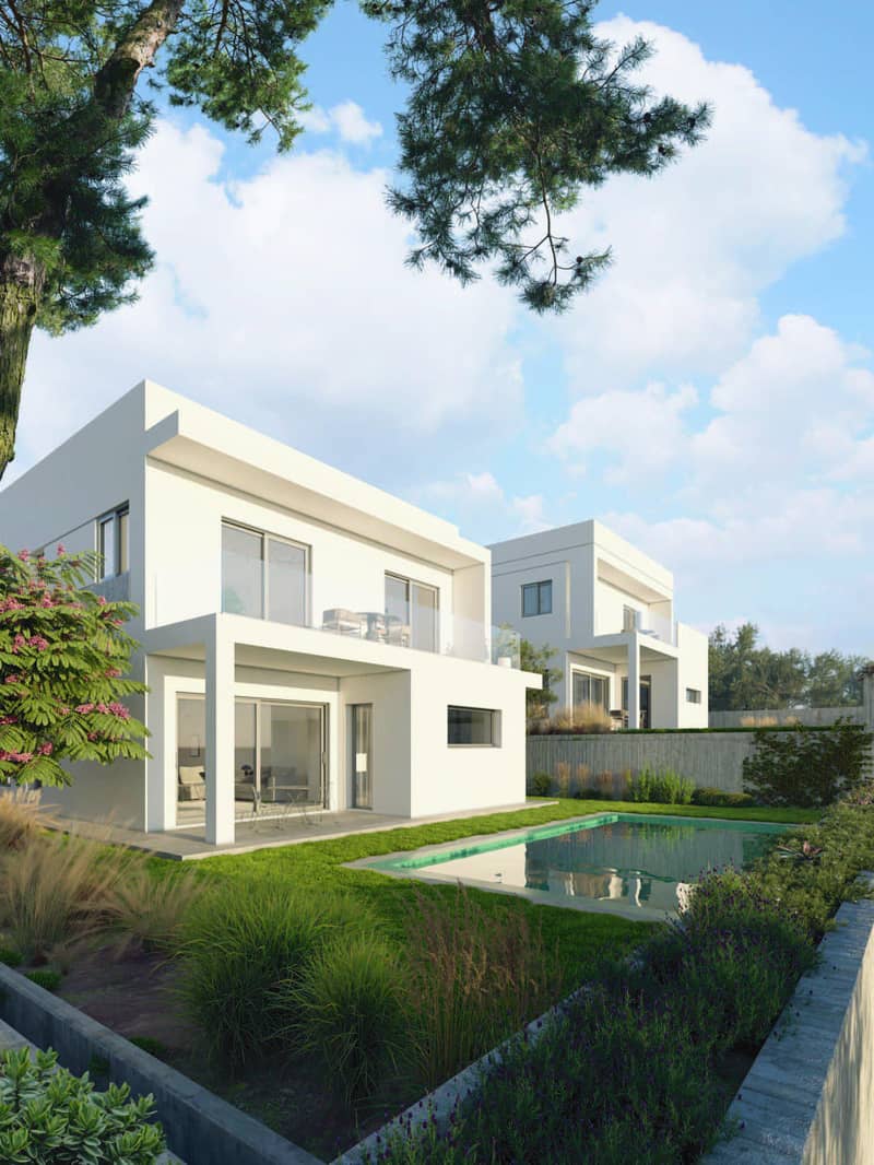Newly built duplex villas with pools and parking in Agios Athanasios, Limassol, Cyprus — photo 4