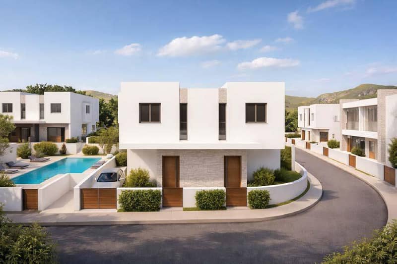 Contemporary villas and townhouses with a shared pool in the prestigious area of ​​Pegeia, Paphos, Cyprus — photo 3