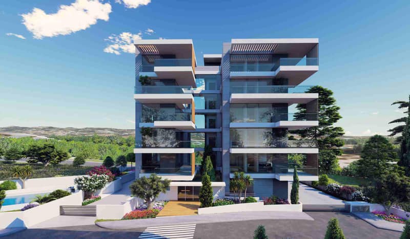 New apartment complex with swimming pools in Anavargos, Paphos, Cyprus — photo 2