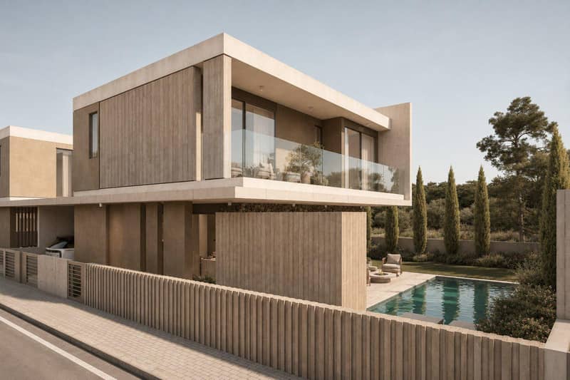 3 new villas in residential complex in Paphos — photo 3
