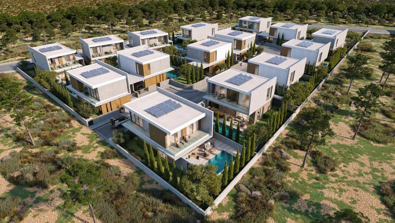 3 new villas in residential complex in Paphos — photo 9