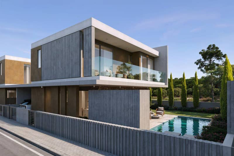 3 new villas in residential complex in Paphos — photo 12
