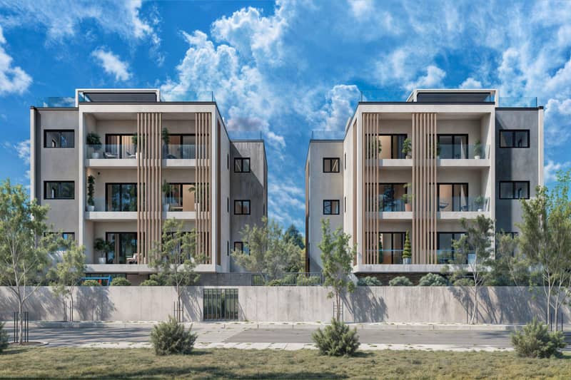 New apartments in a complex with a swimming pool and parking, Geroskipou, Paphos, Cyprus — photo 3