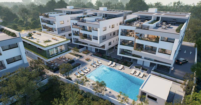 New apartments in a project with a swimming pool, garden, spa and parking, Geroskipou, Paphos, Cyprus — photo 3