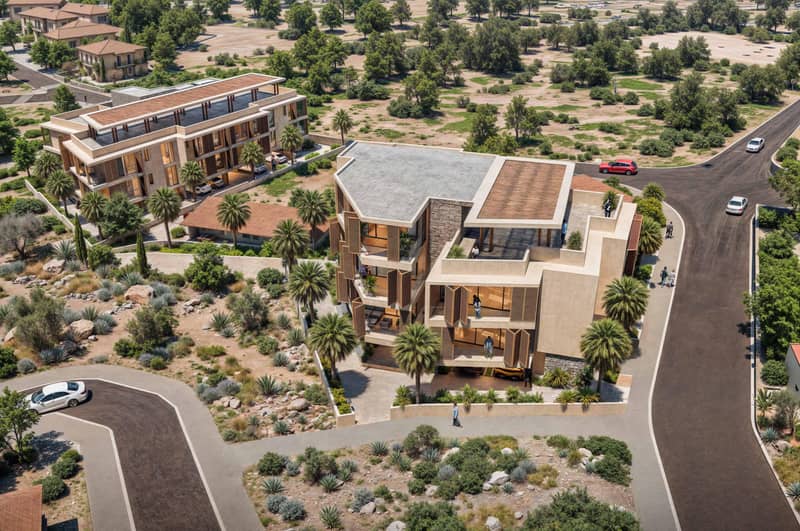 Modern residential complex with a parking in Pyrgos, Limassol, Cyprus — photo 7