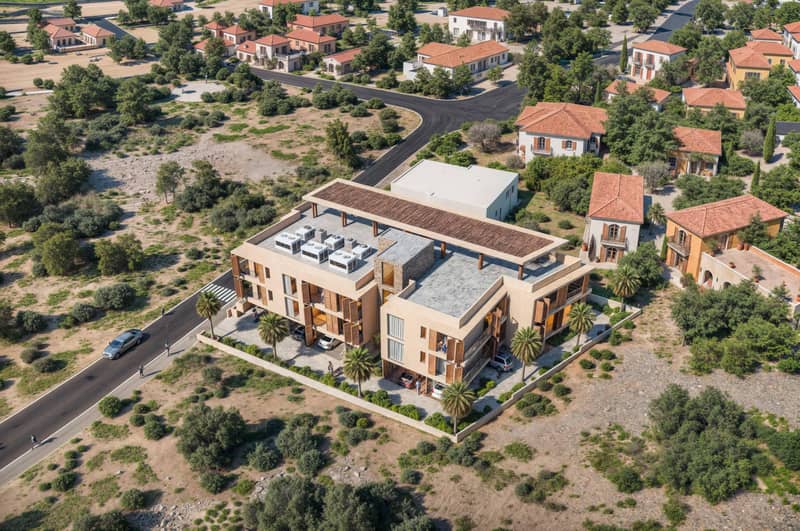 Modern residential complex with a parking in Pyrgos, Limassol, Cyprus — photo 8