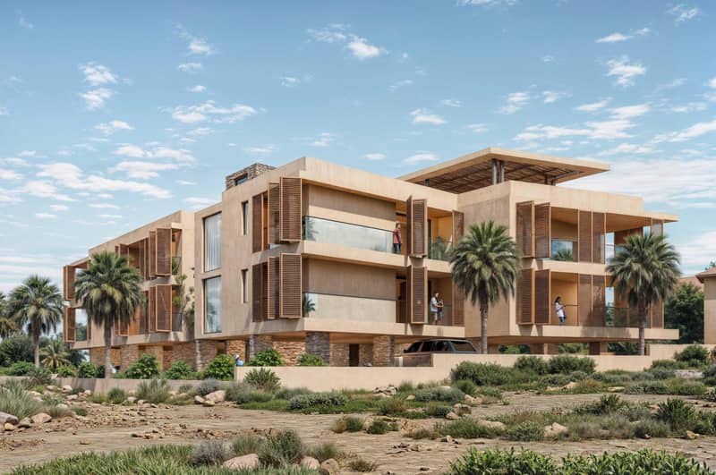 Modern residential complex with a parking in Pyrgos, Limassol, Cyprus — photo 3