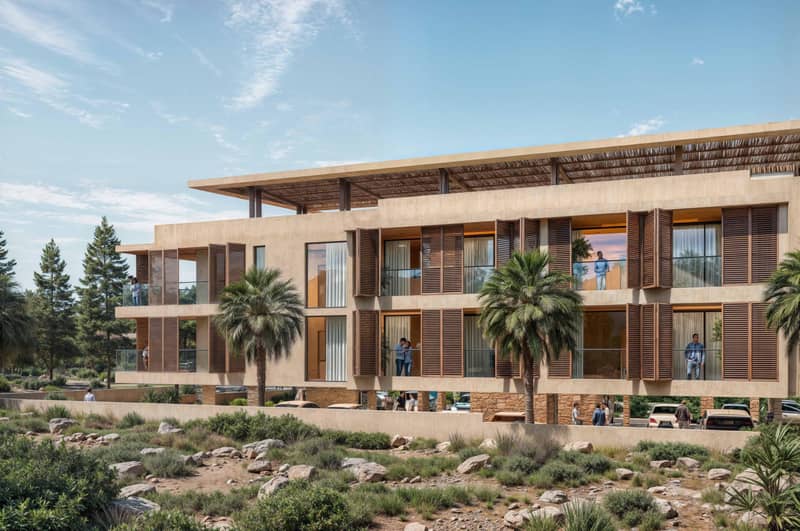 Modern residential complex with a parking in Pyrgos, Limassol, Cyprus — photo 6
