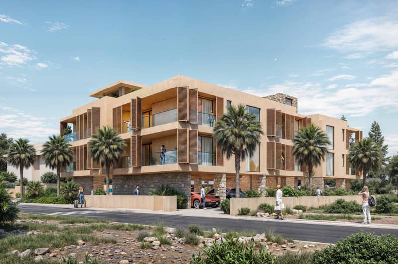 Modern residential complex with a parking in Pyrgos, Limassol, Cyprus — photo 2