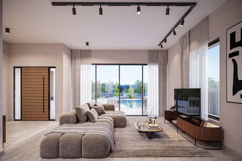 Luxury villas with pools and panoramic sea views in Tala, Paphos, Cyprus — photo 12