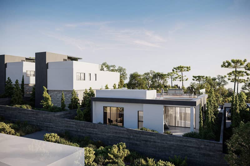 Luxury villas with pools and panoramic sea views in Tala, Paphos, Cyprus — photo 7